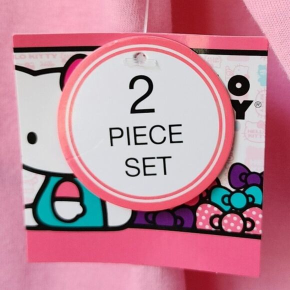 Hello Kitty Girl's Two Piece Matching Set | Skirt w/ Long Sleeve Shirt Halloween - Picture 12 of 12